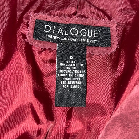 Dialogue Suede Jacket - Size 1X - Picture 3 of 5